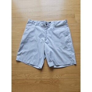 Men's‎ Chaps Golf 78 Shorts Size 40 Light Gray/ Geometric Squares/ Boxed